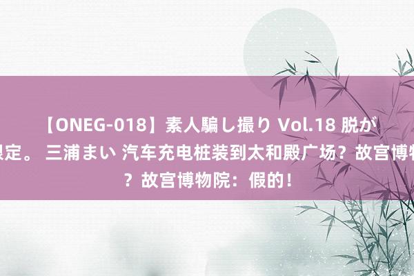 【ONEG-018】素人騙し撮り Vol.18 脱がし屋 美人限定。 三浦まい 汽车充电桩装到太和殿广场？故宫博物院：假的！