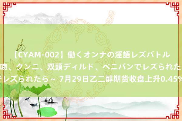 【CYAM-002】働くオンナの淫語レズバトル 2 ～もしも職場で濃厚接吻、クンニ、双頭ディルド、ペニバンでレズられたら～ 7月29日乙二醇期货收盘上升0.45%，报4637元