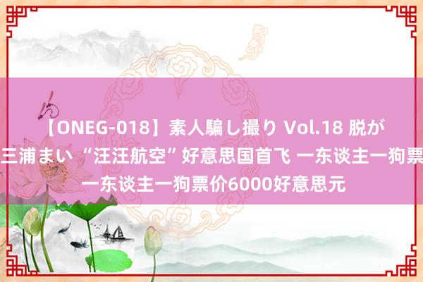 【ONEG-018】素人騙し撮り Vol.18 脱がし屋 美人限定。 三浦まい “汪汪航空”好意思国首飞 一东谈主一狗票价6000好意思元