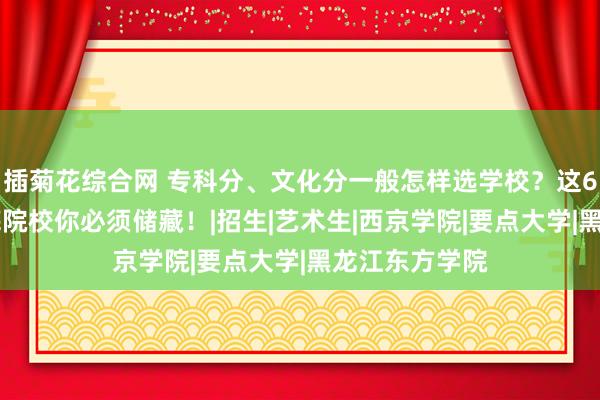 插菊花综合网 专科分、文化分一般怎样选学校？这619所民办保底院校你必须储藏！|招生|艺术生|西京学院|要点大学|黑龙江东方学院